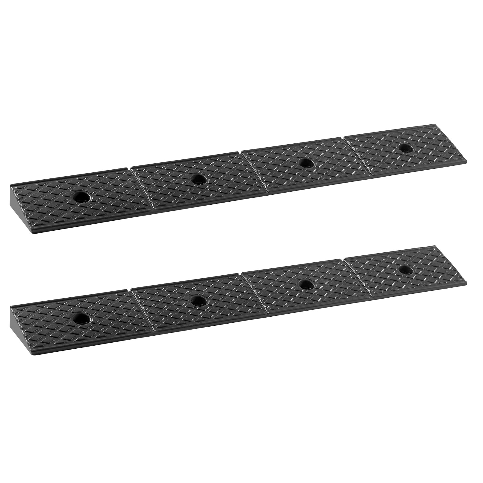Heavy Duty Rubber Curb Ramp For Wheelchairs And Motorcycles 2 Pack_voghion.com